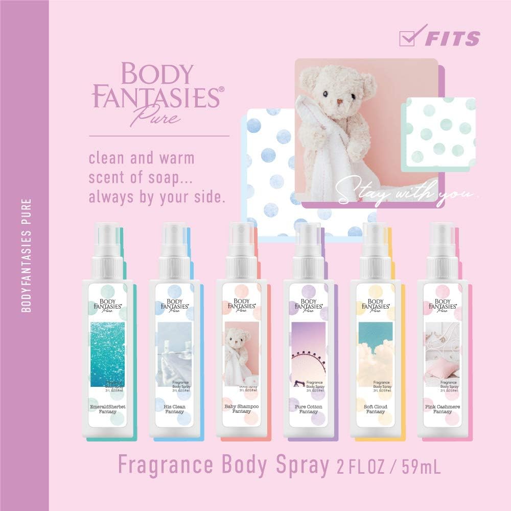 Body Fantasies  Body Fantasies  Body Fantasy Pure Body Spray Emerald Sherbet 59ml 59ml  X 1  59ml  X 1  Emerald Sherbet