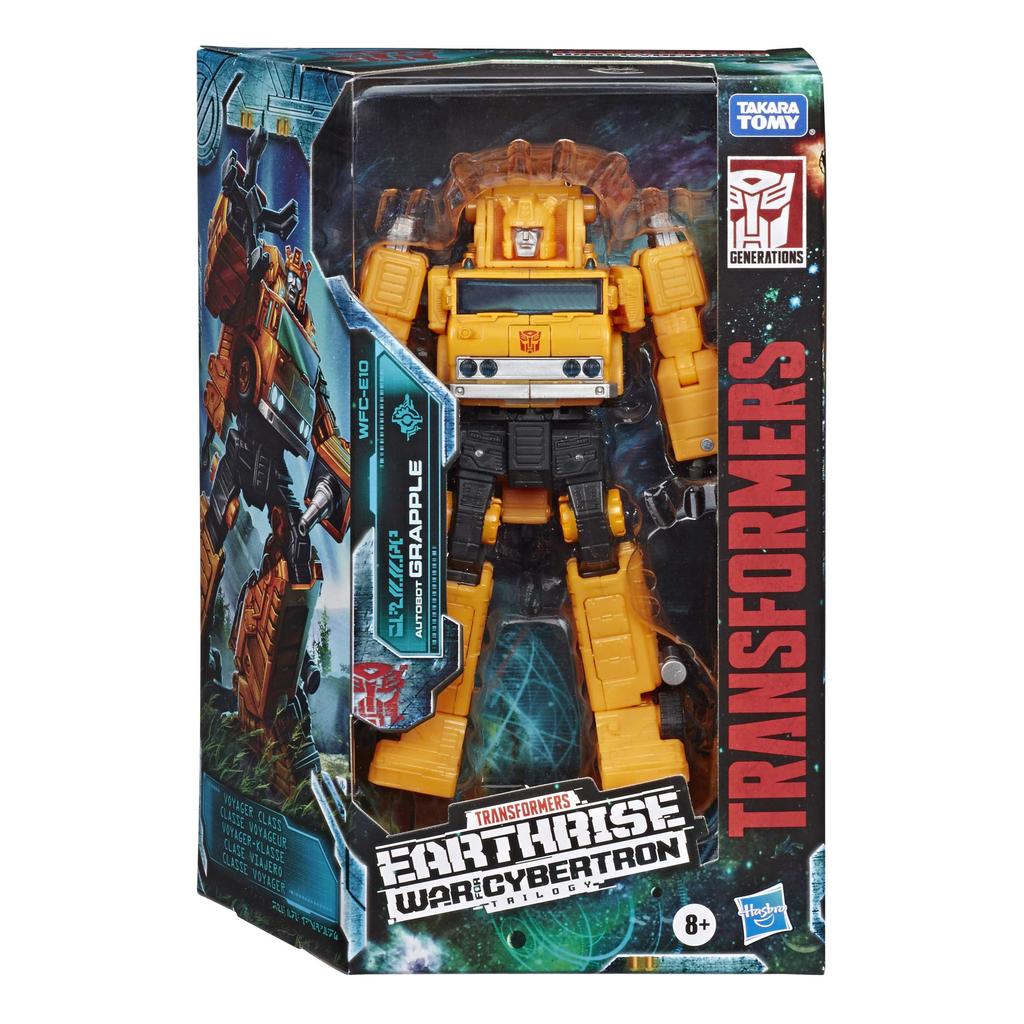Война за Кибертрон Игрушечные поколения Earthrise Voyager Autobot Grapple Фигурка для детей 8 лет и Трансформеры WFC-E10 - Up, 7"
