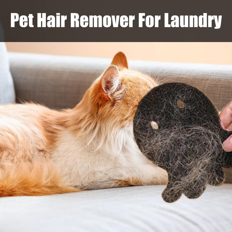 Улавливатель шерсти домашних животных 2X Octopus Pet Lint Маленький Улавливатель Двусторонний Многоразовый Удаитель Эффективный Для Стирки Домашних Ковров