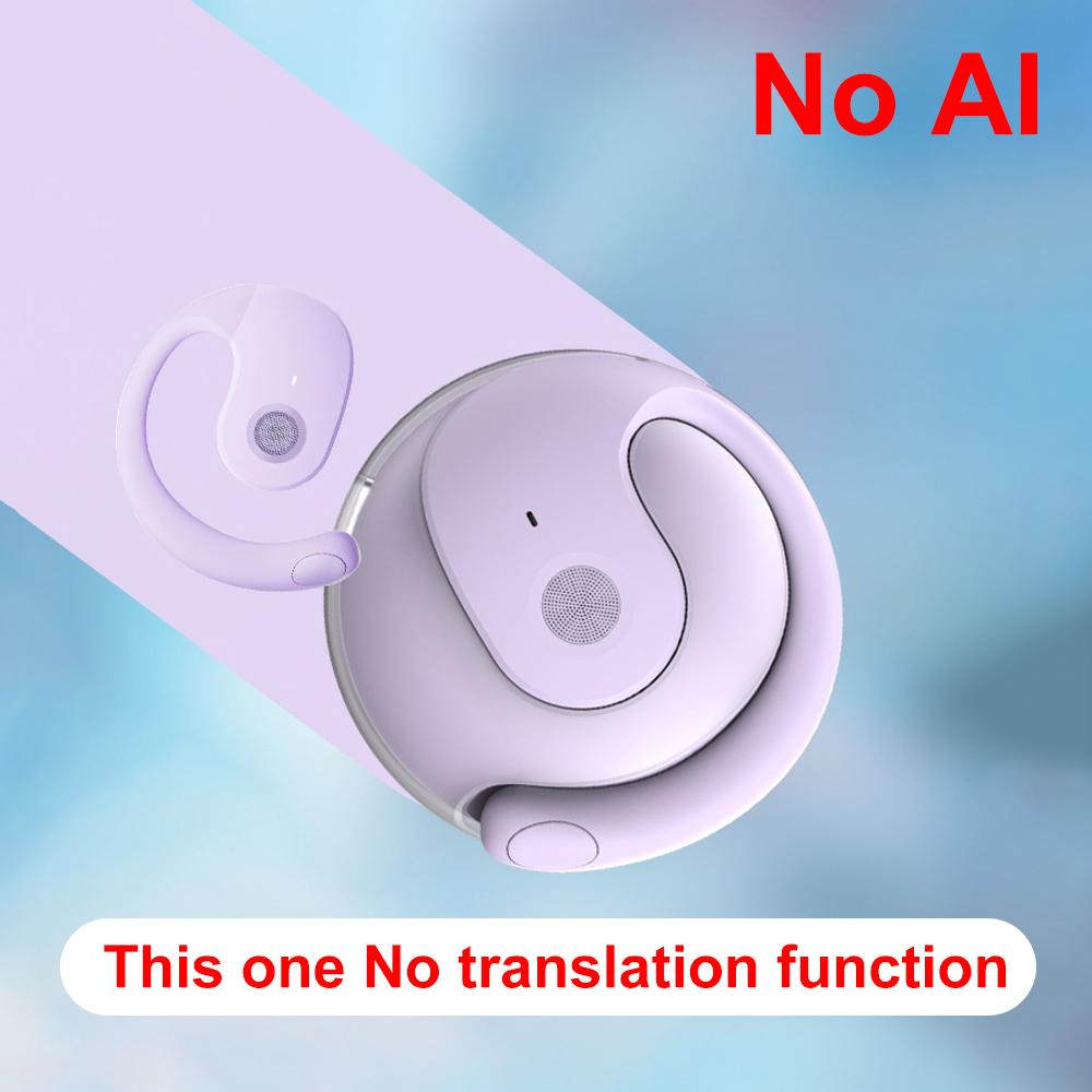 AI Translator Headphones 144 Languages Real Time Two-Way Translation Bluetooth headset for Business Wireless Waterproof Earbuds