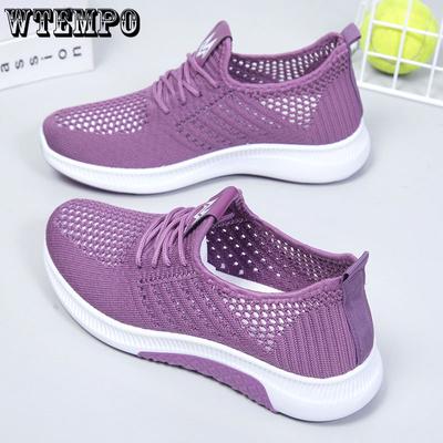 Летняя тканевая обувь, женская обувь с сеткой, дышащая обувь с полой сеткой, универсальная спортивная повседневная обувь на мягкой подошве
