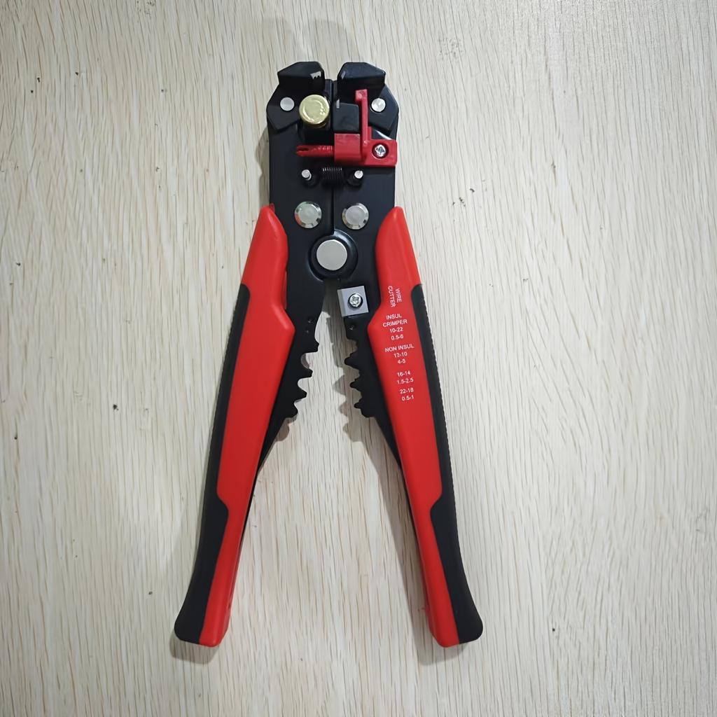 1pc Automatic Wire Stripper: Multifunctional Cable Cutter & Pliers For Electrical Wire Stripping, Cutting & Crimping