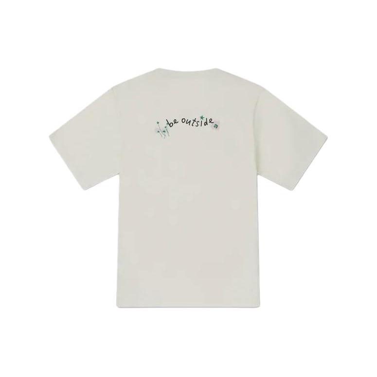 (WMNS) Converse Summer Verbiage T-Shirt Asia Sizing 'White' Women's 10027223-A01