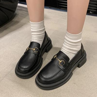 Обувь для женщин 2024 года, брендовые лоферы, женские туфли на высоком каблуке, модные металлические украшения для офиса и карьеры, горячая распродажа, туфли на каблуках без застежек для женщин