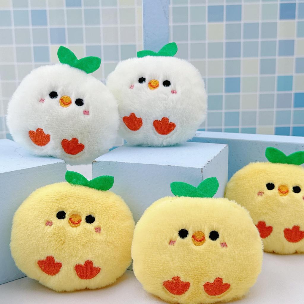 Универсальный плюшевый брелок в виде зеленого листа с цыпленком: Унисекс Шарм, Парная подвеска, Аксессуар для рюкзака, Кукла-цыпленок, Акцент для букета.