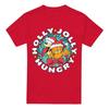 Мужская рождественская футболка Garfield Holly Jolly Hungry Odie