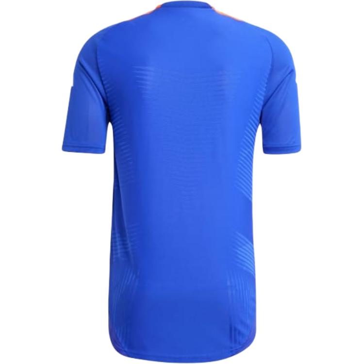 adidas TIRO 24 PRO ТРЕНИРОВОЧНАЯ ФУТБОЛКА Мужская Ярко-синий/Нанесение Солнечно-красный JE1958