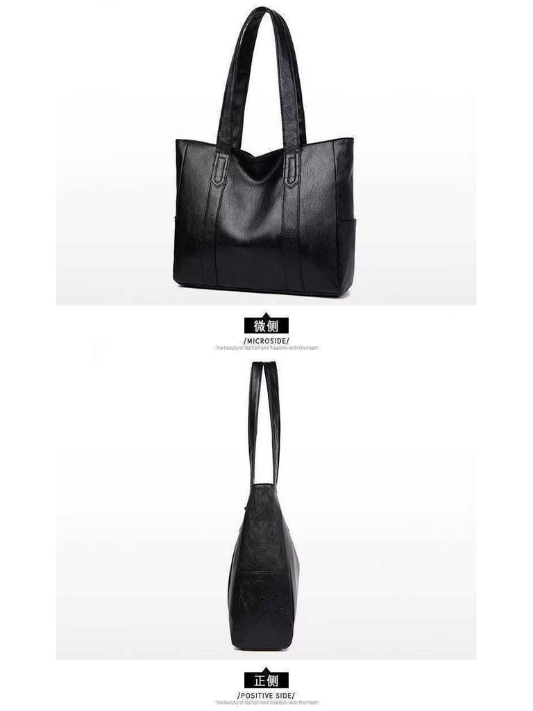 2024 Осень Женская Большая Универсальная Сумка-тоут и Сумка через плечо в Корейском Стиле