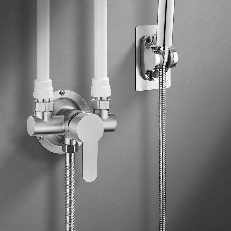 Однорычажный смеситель для душа из нержавеющей стали 304, смесители для ванной комнаты, настенный смеситель горячей и холодной воды, душевые аксессуары