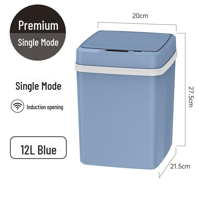«Умный автоматический индукционный мусорный бак с крышкой для дома, офиса и общежития»