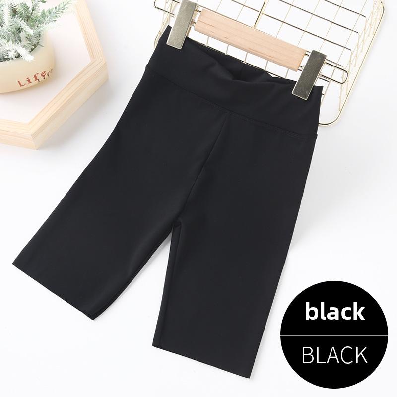Girls' Elastic Shark Pants: Korean-Style Summer Yoga Shorts