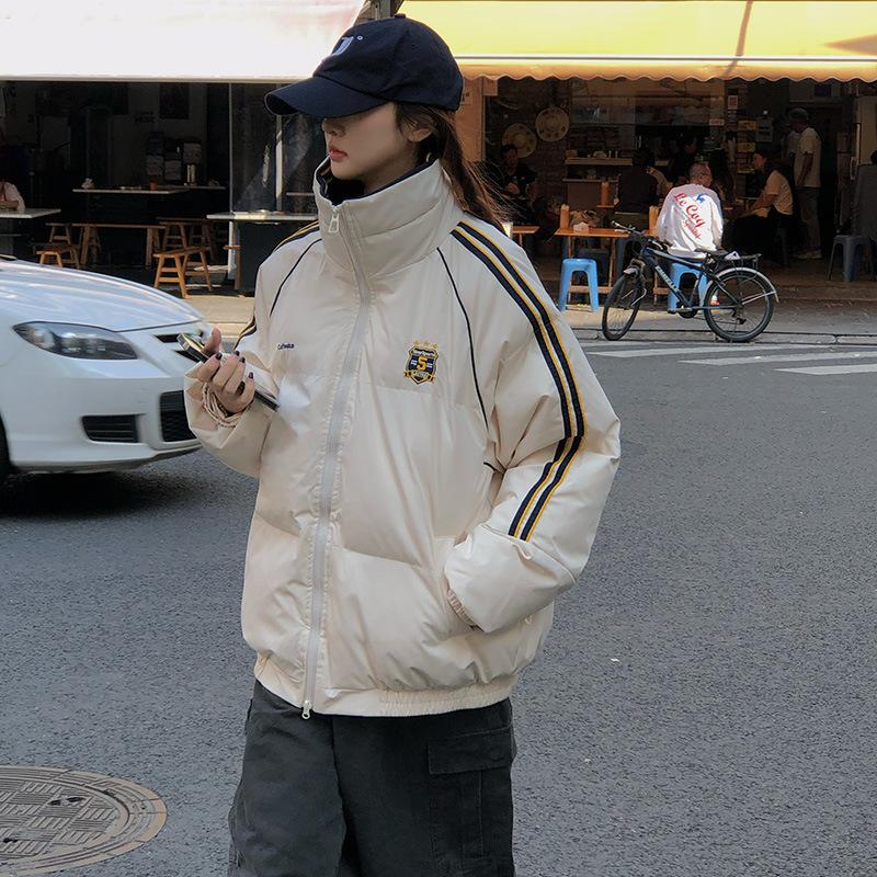 Американская ретро стеганая одежда Женская новая зимняя стеганая куртка Пуховая стеганая куртка