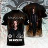 Supernatural TV Series 3D Printing Tshirt Fashion Men Women Harajuku Short sleeve O-neck Tee Top Oversized Man Cosplay Tees