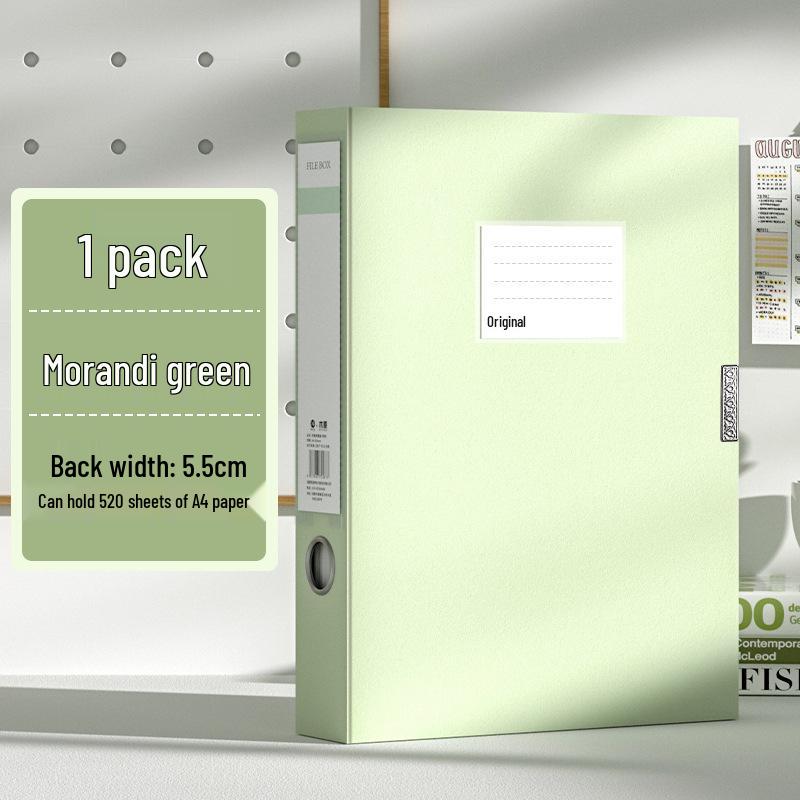 Архивный бокс формата А4, толщина пластика 55 мм, для офисных и бухгалтерских документов.