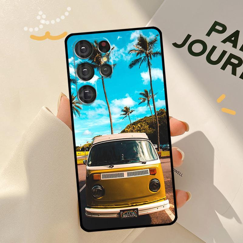 Combi Van Surf Phone Case For Samsung Galaxy S23 S20 FE S21 Ultra S22 Plus Note 10 20 S8 S9 S10 Plus Cover