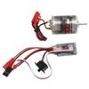 RC Brushed Motor ESC Professional 380 Stainless Steel Large Torsion 38T Brushed Motor with 30A Brush ESC JST Plug for 1/16 1/18 RC Car Boat