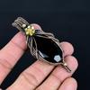 Black Spinel Pendant, 999 Copper Wire Wrapped Pendant Handmade Gemstone Jewelry, Gifts For Wife Brand New Pendant