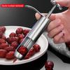 Многофункциональный инструмент для удаления косточек из фиников, вишни, оливок, слив из нержавеющей стали. Эргономичный, нержавеющий, незаменимый кухонный инструмент.