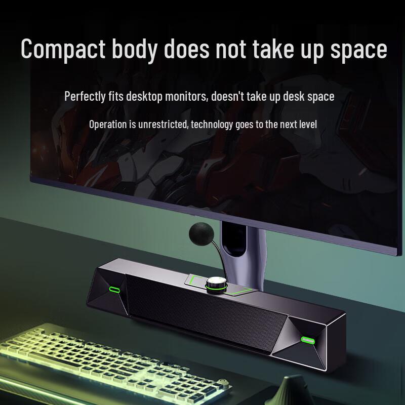 Newmine V1 Wired Desktop Gaming Speaker