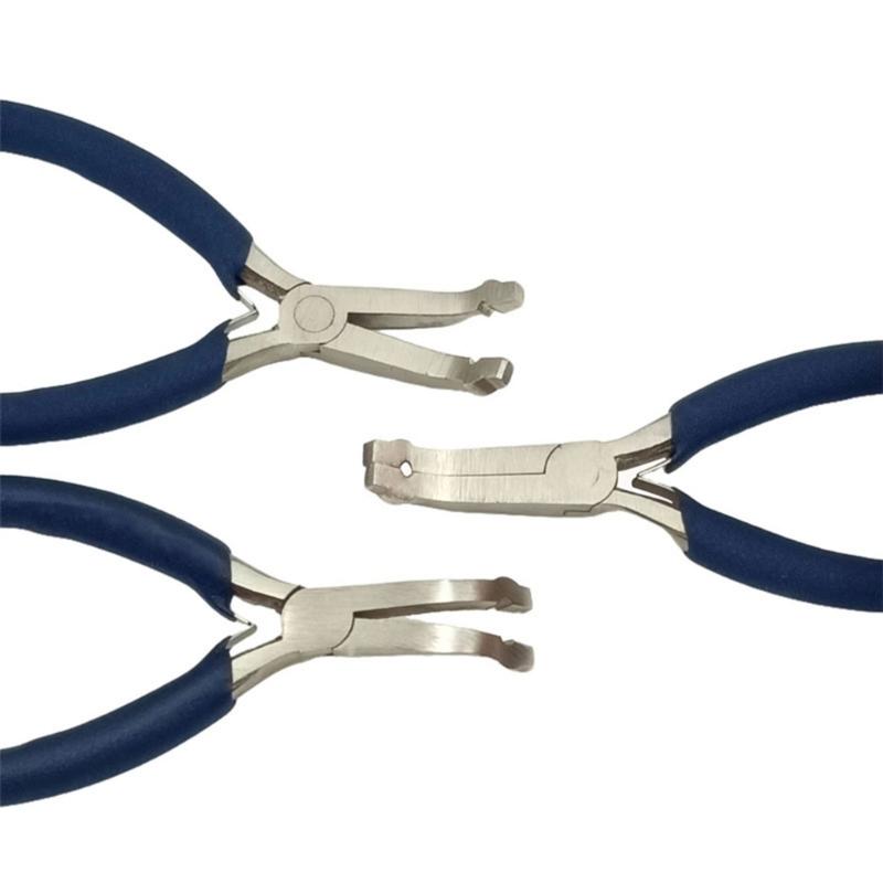 Stainless Steel Nose Pliers for Jump Rings & Split Rings Double Rings DIY Accessories Crimping Jewelry Making Tool