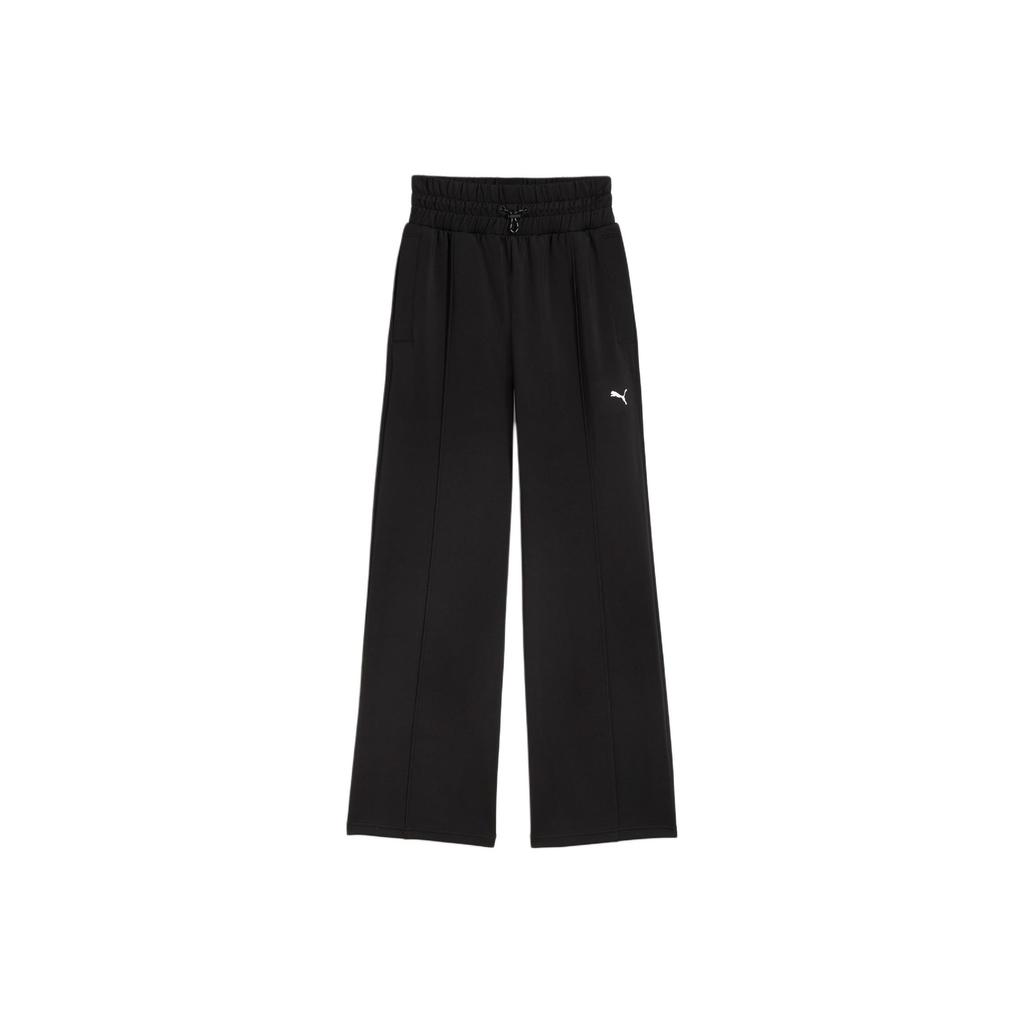 Puma Вязаные Двойные Удобные Повседневные Модные Универсальные Спортивные Длинные Брюки Женские низы 525048-01