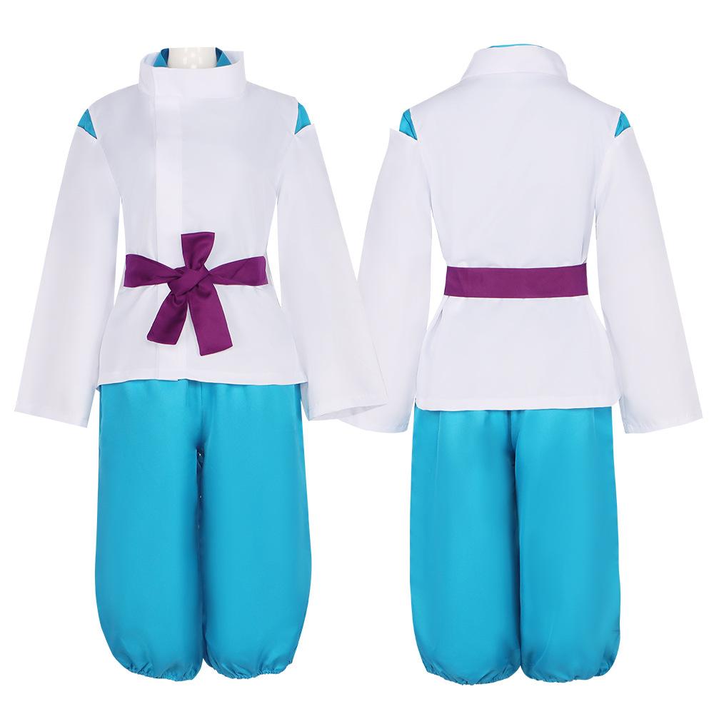 Japanese Anime Cosplay Costume Traditional Clothes Uniform Wide-sleeve Top Pants And Decorative Belt Adults Halloween Costume