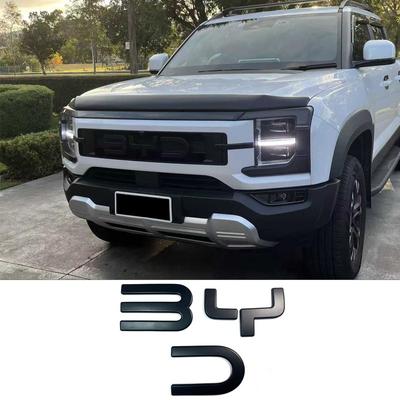 3D Для BYD Shark 6 Flogo надпись черненая Автомобильный Логотип Автомобиля Декоративная Крышка Аксессуар Инструмент для Украшения Автомобиля