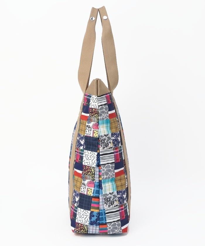 Официальная сумка-тоут ZIP 50TH Grid Patchwork [LeSportsac] N/S TOTE/1411 Женская
