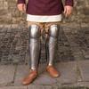 Римские поножи гладиатора Средневековая стальная защита ног для LARP, реконструкции, косплея, Ручная работа, Защита голени, Подарок
