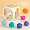 Shape & Sense Rainbow Building Blocks Infant Learning Sensory Development Toys Children's Toys