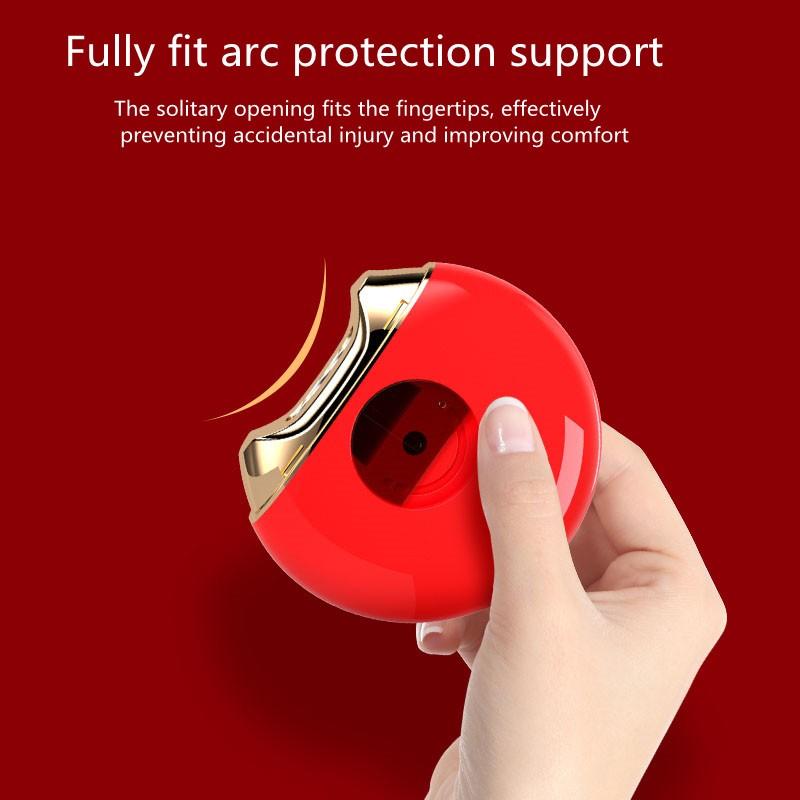 Электрическая машинка для стрижки ногтей, автоматическая маникюрная шлифовальная машинка для взрослых, детский триммер, ножницы для ногтей, машина для ногтей с защитой от брызг, зарядка через USB