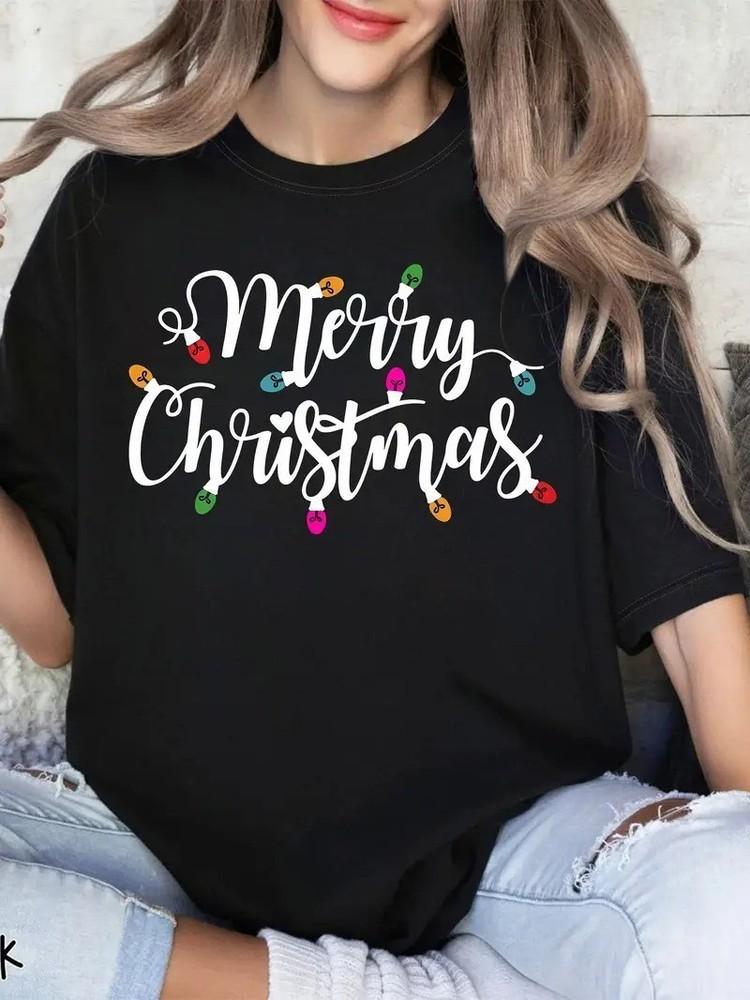 Merry Christmas Short-Sleeve T-Shirt, Funny Christmas, Merry Xmas S-3XL Q3654
