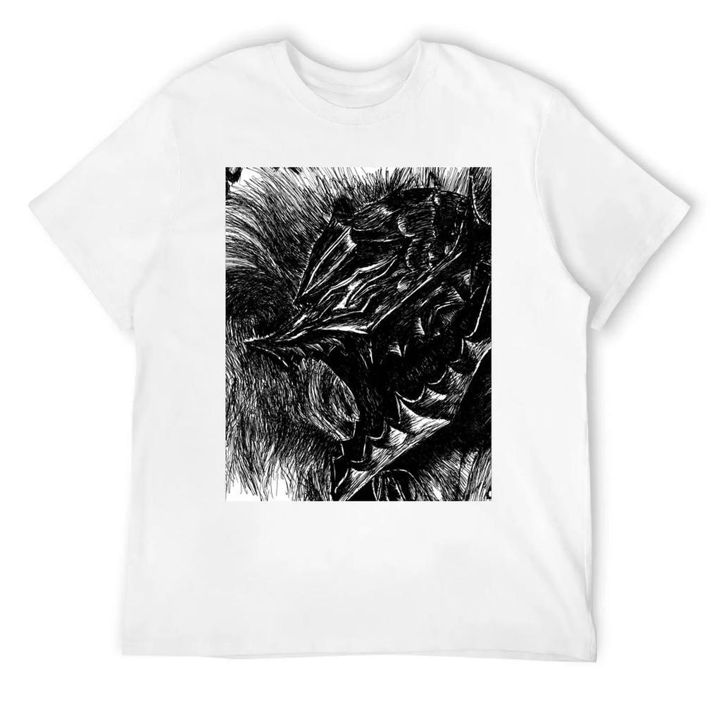 Футболка Beast Of Abyss Мешковатые рубашки Customs Men Clothings