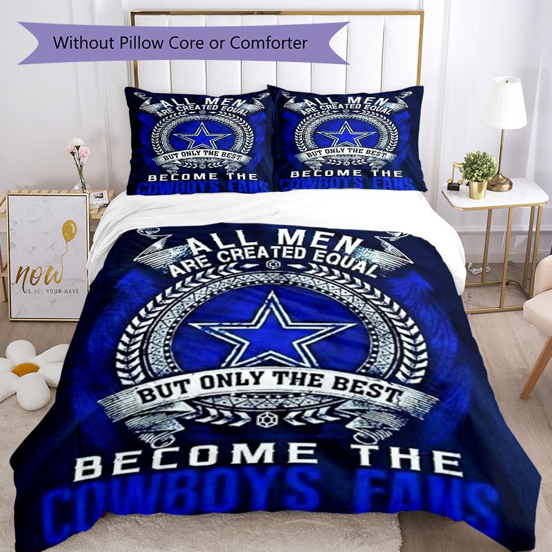 Dallas Bedding Set Breathable Duvet Cover with Pillowcases Decorative Bed Linen for Bedroom Home Decoration Birthday Gift