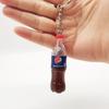 Креативный брелок в виде бутылки Coca-Cola Реалистичный брелок-бутылка напитка Брелок для ключей Cola Аксессуар для сумки Рекламный подарок