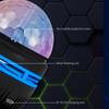 Проектор RGB Лампа Автоматически Вращающаяся Светодиодный Ночник USB Зарядка Окружающее освещение Для Дома Детской Спальни Звуковые Световые Эффекты для Вечеринки