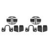 2 Sets TRD Door Stabilizer Door Lock Protector Latches Stopper Covers for Toyota Land Cruiser Alphard Vellfire