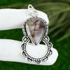925 Silver Rainbow Jasper Gemstone New Daughter Trendy Bezel Pendant Jewelry