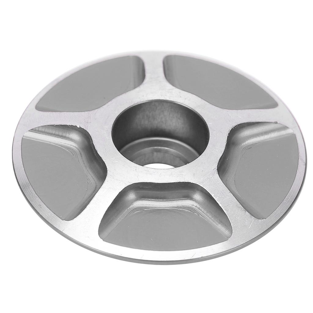 Bicycle Front Fork Headset Cover Replaceable Lightweight Mountain Road Bike Stem AccessoriesBlue