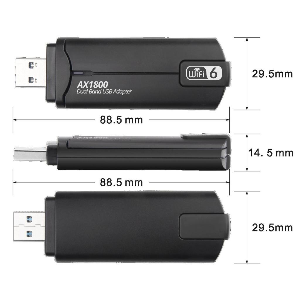 WiFi6 USB 3.0 Dual-Band Wireless Network Adapter