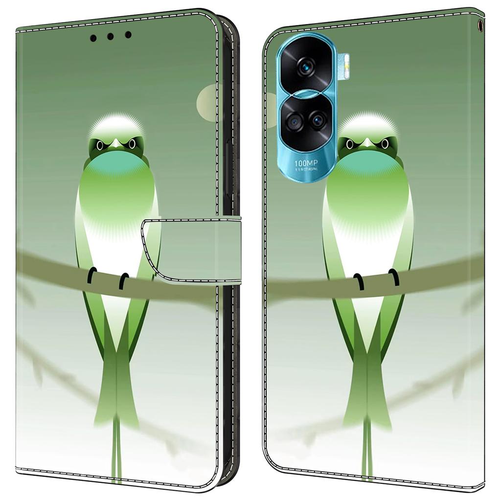 Для Honor 90 Lite 5G/X50i 5G Чехлы Магнитный чехол для телефона Печать с рисунком Кошелек Защита от царапин Чехол для телефона