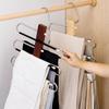 Stainless Steel Multi Tier Pant Hangers Anti-Slip Clothes Rack Pants Storage Rack  Closet