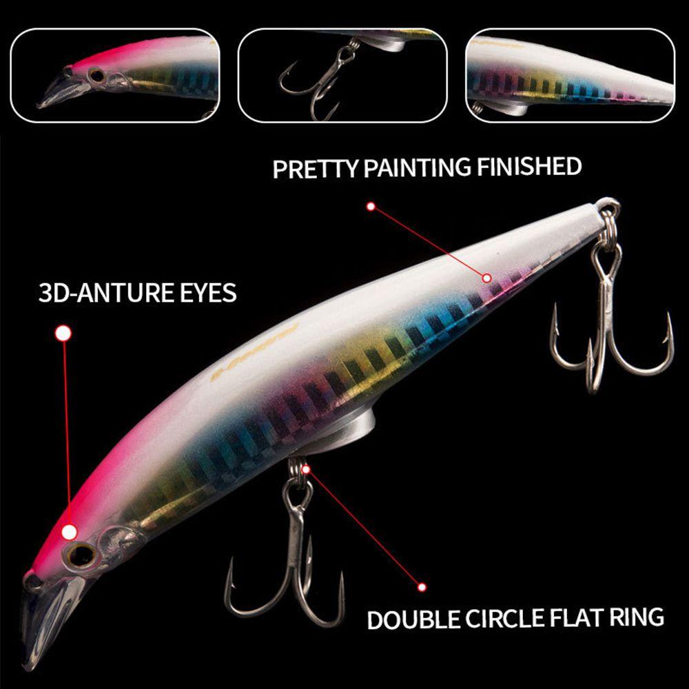 Fishing Wobblers Sinking Lure VMC Treble Hook Isca Artificial Lures Pencil Fishing Lure Fishing