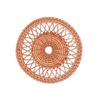 Nordic Styles Handwoven Rattan Flat Wall Basket Elegant Hanging Wall Decors Home Decoration Ornament for Modern Interior