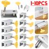 1-5PCS Aluminum Alloy Window Lock Stopper Sliding Window Anti-theft Lock Window Sliding Door Baby Kids Child Safety Doors Lock