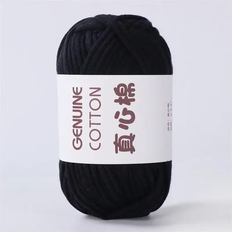 Толстая хлопковая пряжа 50 г Высококачественная хлопковая пряжа для ручного вязания, материалы для вязания сумочек и шапок