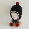 Tassel Baby Knitted Cap Winter Ear Protection Hat Korean Baby Beanie Cap  Toddler