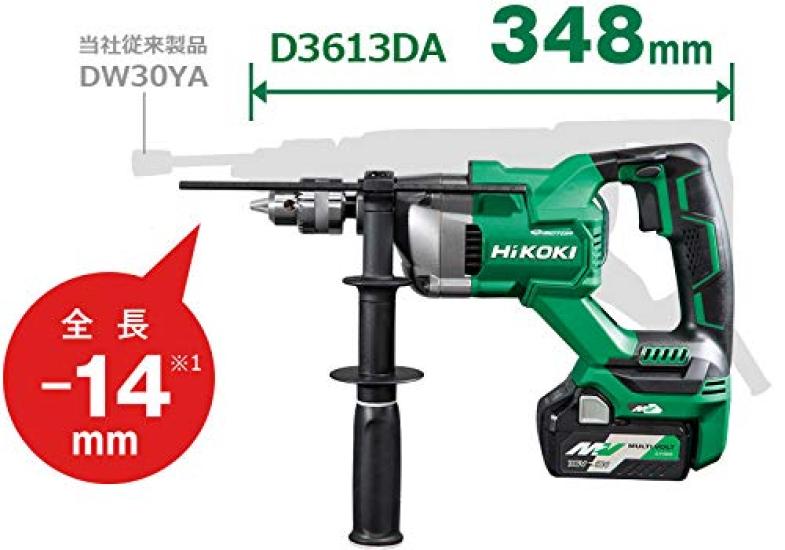 HIKOKI 36V Cordless Drill D3613DA and Case Sold (Charger Separately)