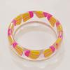 Hand Ring Cartoon Fruit Acrylic Bangle Exaggerated Wide Bracelet  Jewelry Accessories