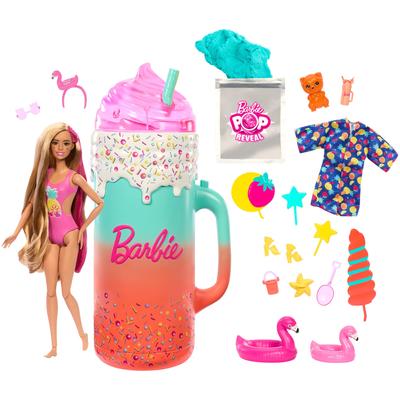 barbie Аксессуары для кукол Pop Reveal Подарочный набор Rise Surprise Fruit Series Ароматизированная кукла Мягкий ароматизированный питомец, меняющий цвет, формованный песок и многое другое